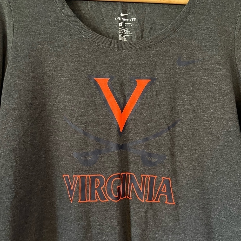 Nike Virginia Long Sleeve Tee Shirt Medium - Picture 2 of 5